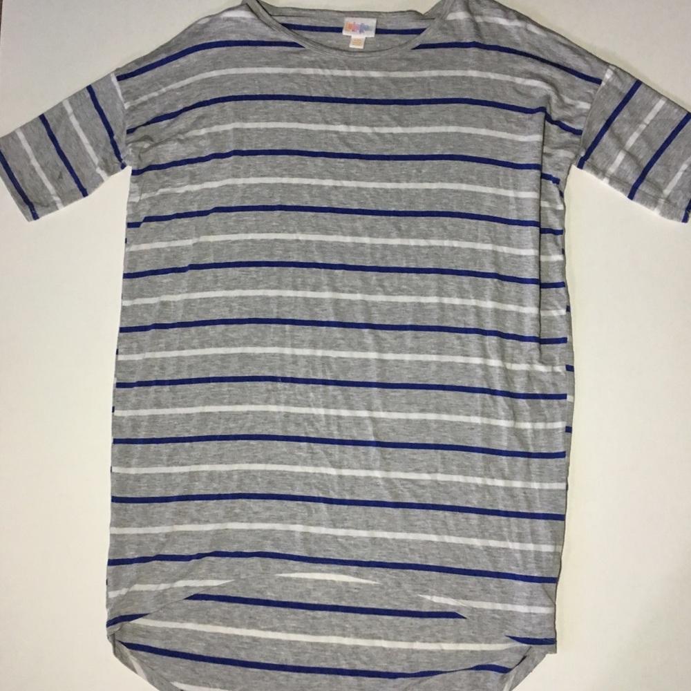 LuLaRoe Irma Top Loose Knit Tunic Size XXS Striped